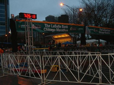 Start en finish gebied