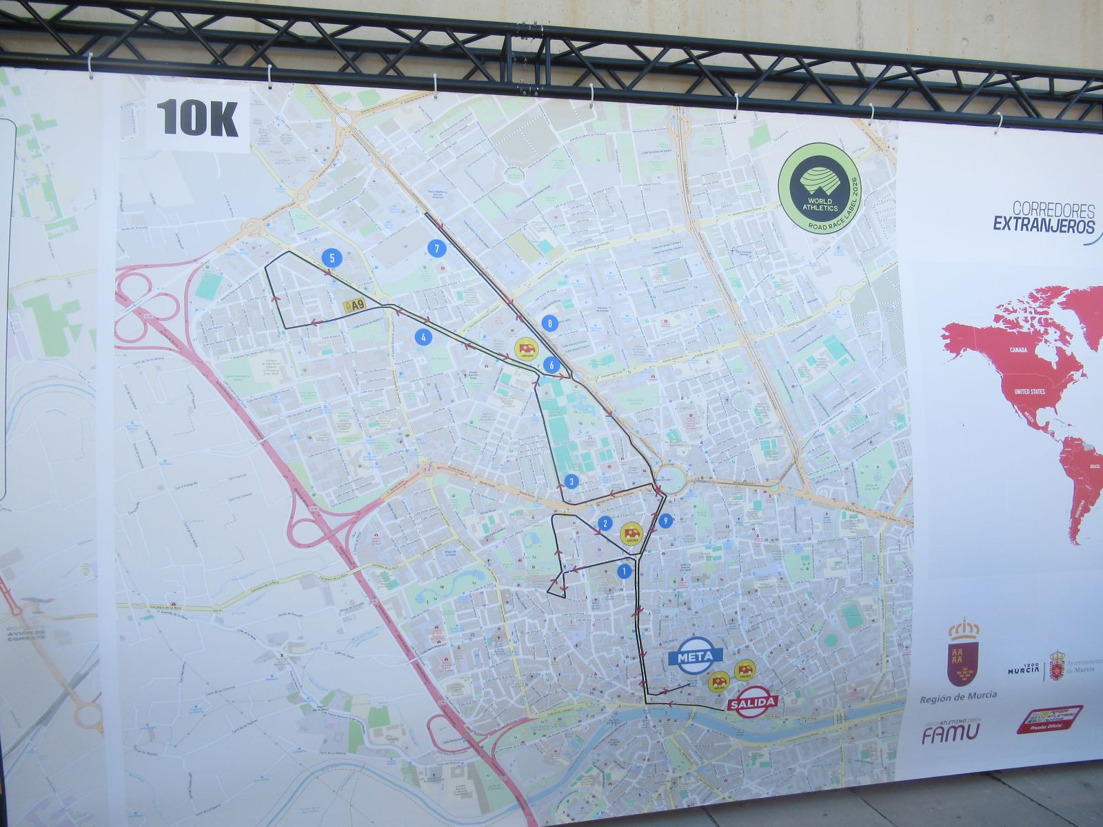 parcours halve marathon.