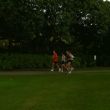 Trainen om 7.00 uur.