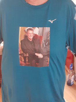 André loopt CPC voor overleden zwager.